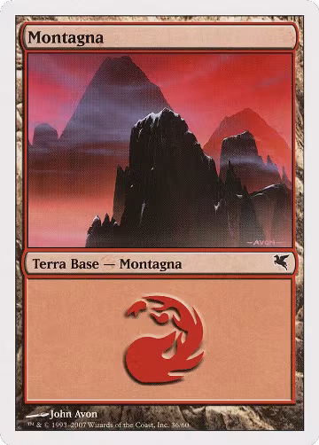 Mountain (Italian) - "Montagna" (K36) (K36), Magic Encyclopedia 2005 (Salvat/Hachette) — Magic card price