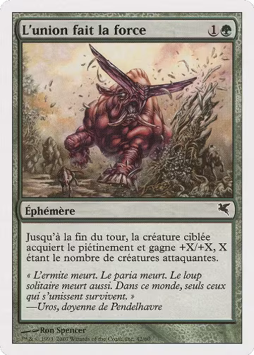 Strength in Numbers (French) - "L'union fait la force" (J42) (J42), Magic Encyclopedia 2005 (Salvat/Hachette) — Magic card price