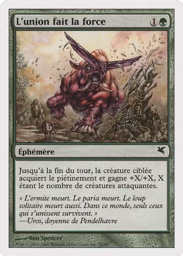 Strength in Numbers (French) - "L'union fait la force" (J53) (J53), Magic Encyclopedia 2005 (Salvat/Hachette) — Magic card price