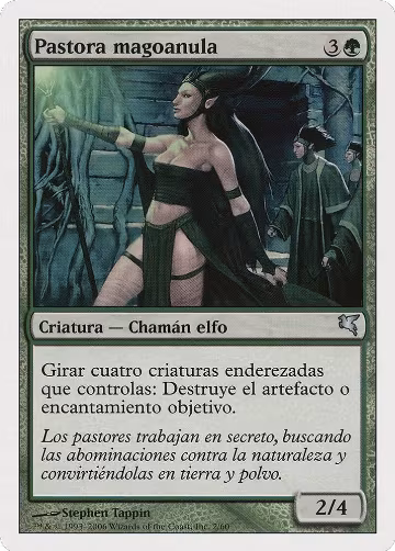 Nullmage Shepherd (Spanish) - "Pastora magoanula" (B2) (B2), Magic Encyclopedia 2005 (Salvat/Hachette) — Magic card price