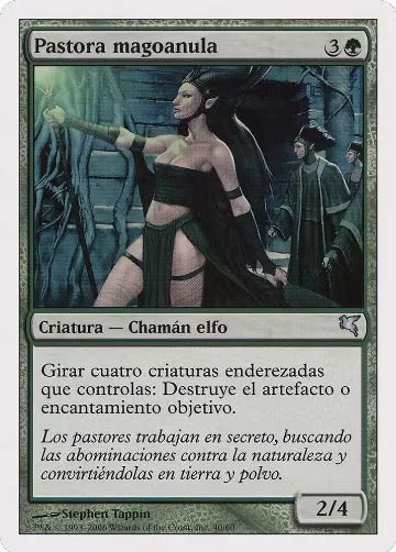 Nullmage Shepherd (Spanish) - "Pastora magoanula" (B40) (B40), Magic Encyclopedia 2005 (Salvat/Hachette) — Magic card price