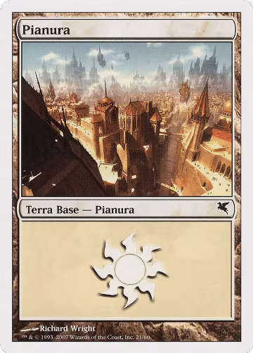 Plains (Italian) - "Pianura" (L21) (L21), Magic Encyclopedia 2005 (Salvat/Hachette) — Magic card price