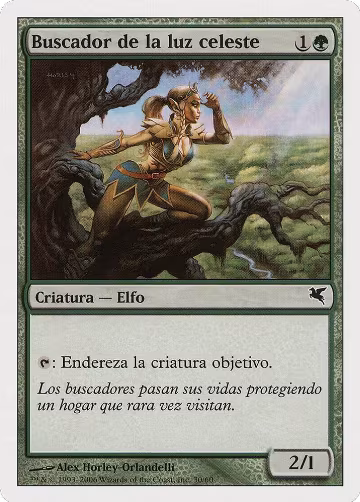 Seeker of Skybreak (Spanish) - "Buscador de la luz celeste" (B30) (B30), Magic Encyclopedia 2005 (Salvat/Hachette) — Magic card price