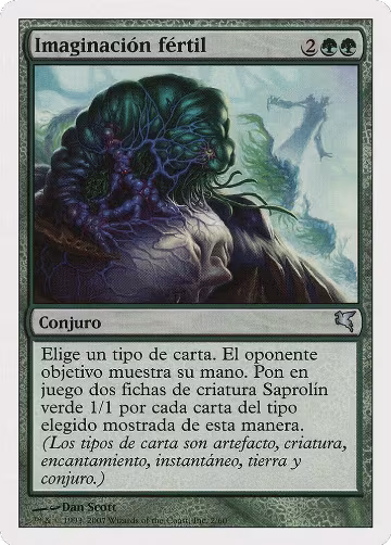 Fertile Imagination (Spanish) - "Imaginacion fertil" (J2) (J2), Magic Encyclopedia 2005 (Salvat/Hachette) — Magic card price