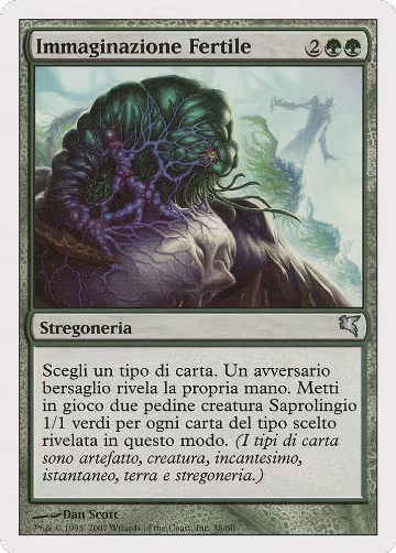 Fertile Imagination (Italian) - "Immaginazione Fertile" (J38) (J38), Magic Encyclopedia 2005 (Salvat/Hachette) — Magic card price