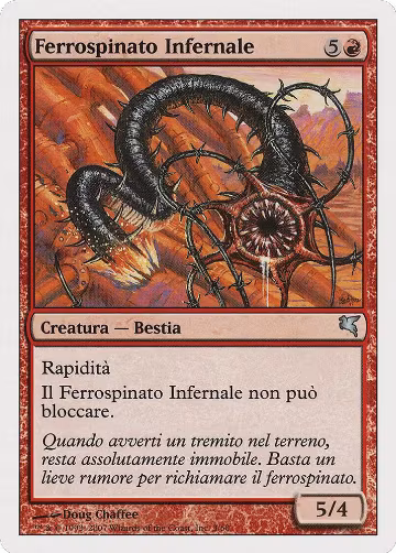 Iron-Barb Hellion (Italian) - "Ferrospinato Infernal" (K3) (K3), Magic Encyclopedia 2005 (Salvat/Hachette) — Magic card price