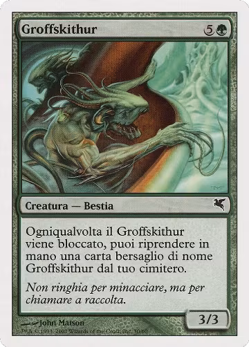 Groffskithur (Italian) - "Groffskithur" (K30) (K30), Magic Encyclopedia 2005 (Salvat/Hachette) — Magic card price