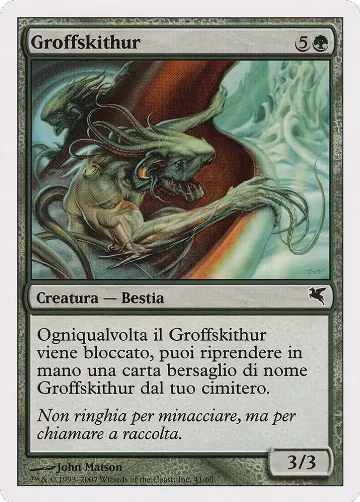 Groffskithur (Italian) - "Groffskithur" (K41) (K41), Magic Encyclopedia 2005 (Salvat/Hachette) — Magic card price
