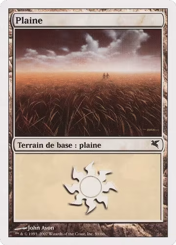 Plains (French) - "Plaine" (J59) (J59), Magic Encyclopedia 2005 (Salvat/Hachette) — Magic card price