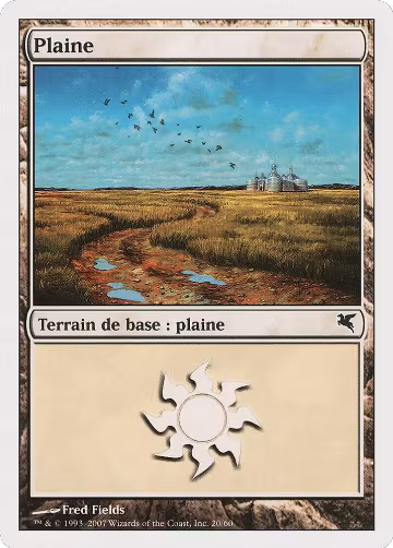Plains (French) - "Plaine" (C20) (C20), Magic Encyclopedia 2005 (Salvat/Hachette) — Magic card price