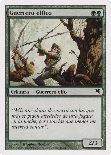 Elvish Warrior (Spanish) - "Guerrero elfico" (B42) (B42), Magic Encyclopedia 2005 (Salvat/Hachette) — Magic card price