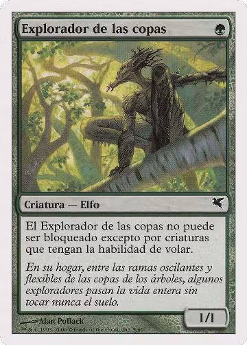 Treetop Scout (Spanish) - "Explorador de las copas" (B5) (B5), Magic Encyclopedia 2005 (Salvat/Hachette) — Magic card price