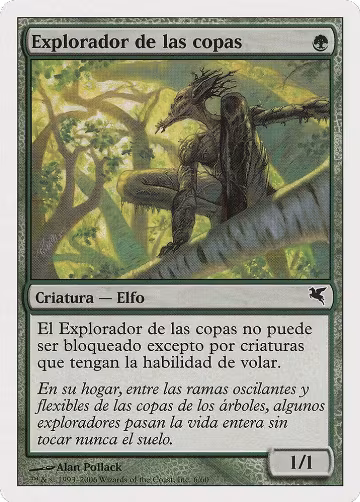 Treetop Scout (Spanish) - "Explorador de las copas" (B6) (B6), Magic Encyclopedia 2005 (Salvat/Hachette) — Magic card price