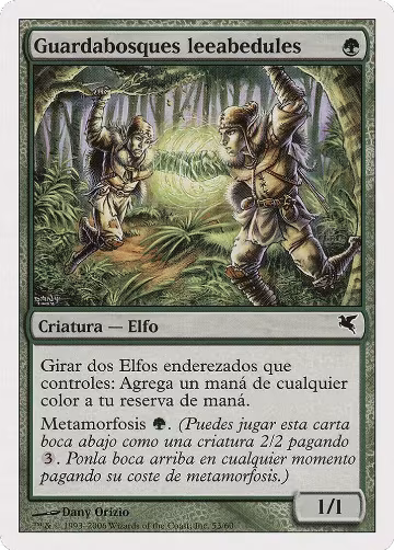 Birchlore Rangers (Spanish) - "Guardabosques leeabedules" (B53) (B53), Magic Encyclopedia 2005 (Salvat/Hachette) — Magic card price