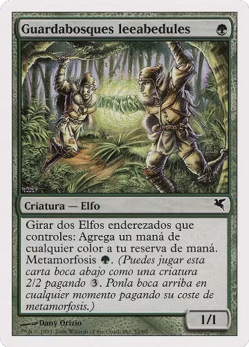 Birchlore Rangers (Spanish) - "Guardabosques leeabedules" (B52) (B52), Magic Encyclopedia 2005 (Salvat/Hachette) — Magic card price