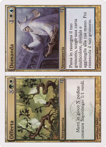 Supply // Demand (Italian) - "Offerta // Domanda" (J16) (J16), Magic Encyclopedia 2005 (Salvat/Hachette) — Magic card price