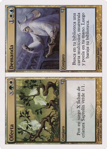 Supply // Demand (Spanish) - "Oferta // Demanda" (J16) (J16), Magic Encyclopedia 2005 (Salvat/Hachette) — Magic card price