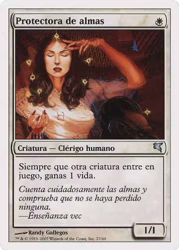 Soul Warden (Spanish) - "Protectora de almas" (J27) (J27), Magic Encyclopedia 2005 (Salvat/Hachette) — Magic card price