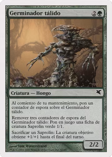 Thallid Germinator (Spanish) - "Germinador talido" (J43) (J43), Magic Encyclopedia 2005 (Salvat/Hachette) — Magic card price