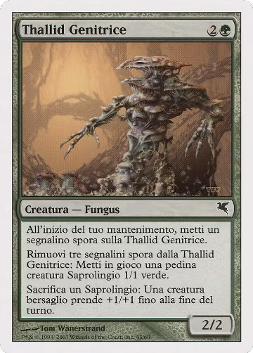 Thallid Germinator (Italian) - "Thallid Genitrice" (J43) (J43), Magic Encyclopedia 2005 (Salvat/Hachette) — Magic card price