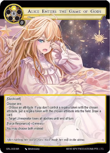 Alice Enters the Game of Gods (GRL-003), Game of Gods: Reloaded — Force of Will card price