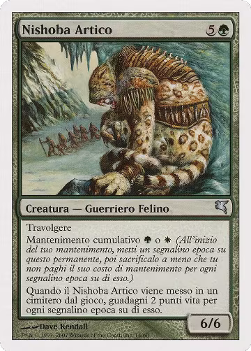 Arctic Nishoba (Italian) - "Nishoba Artico" (L14) (L14), Magic Encyclopedia 2005 (Salvat/Hachette) — Magic card price