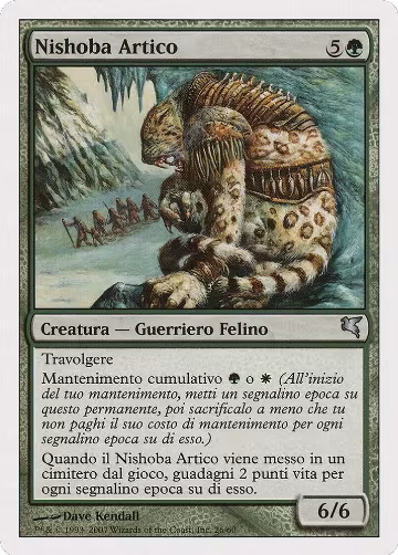 Arctic Nishoba (Italian) - "Nishoba Artico" (L26) (L26), Magic Encyclopedia 2005 (Salvat/Hachette) — Magic card price