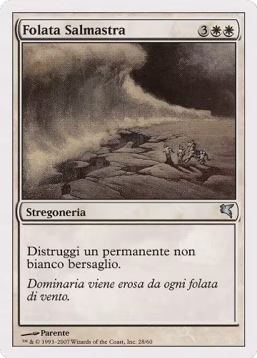 Saltblast (Italian) - "Folata Salmastra" (L28) (L28), Magic Encyclopedia 2005 (Salvat/Hachette) — Magic card price