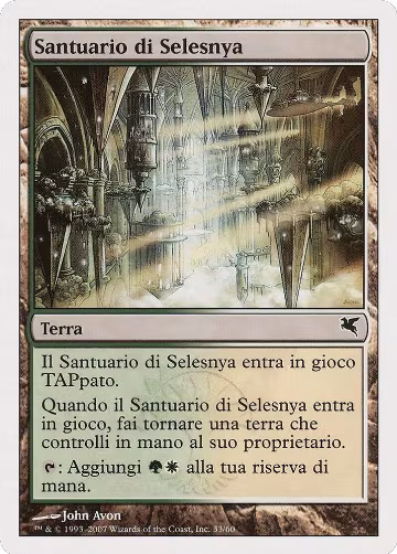Selesnya Sanctuary (Italian) - "Santuario di Selesnya" (L33) (L33), Magic Encyclopedia 2005 (Salvat/Hachette) — Magic card price