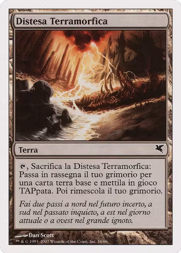 Terramorphic Expanse (Italian) - "Distesa Terramorfica" (L34) (L34), Magic Encyclopedia 2005 (Salvat/Hachette) — Magic card price
