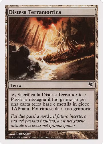 Terramorphic Expanse (Italian) - "Distesa Terramorfica" (L45) (L45), Magic Encyclopedia 2005 (Salvat/Hachette) — Magic card price