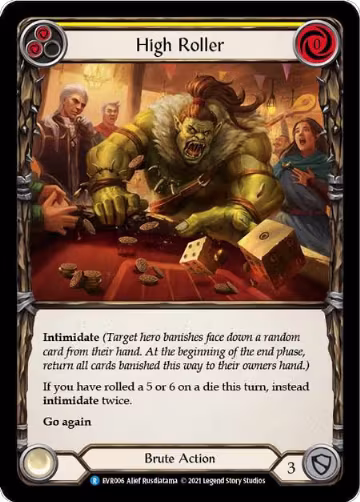 High Roller (Yellow) (EVR006), Everfest — Flesh & Blood card price