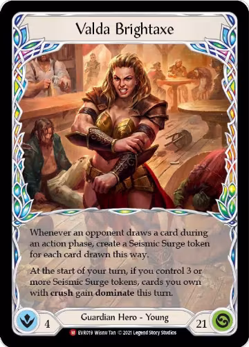 Valda Brightaxe (EVR019), Everfest — Flesh & Blood card price