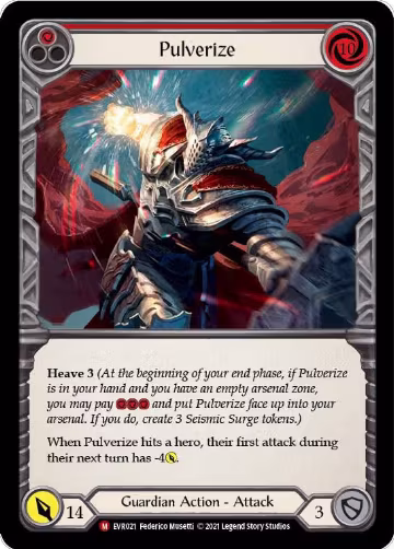 Pulverize (EVR021), Everfest — Flesh & Blood card price