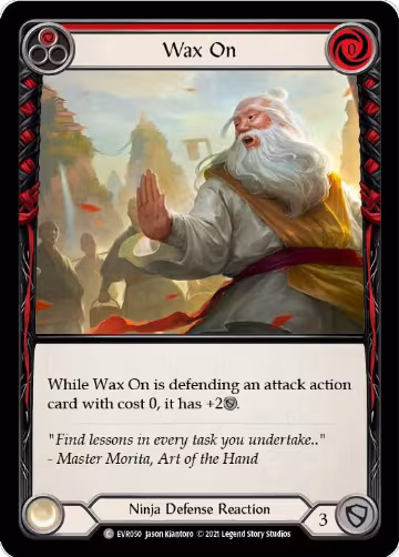 Wax On (Red) (EVR050), Everfest — Flesh & Blood card price