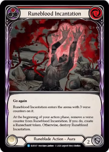 Runeblood Incantation (Red) (EVR107), Everfest — Flesh & Blood card price
