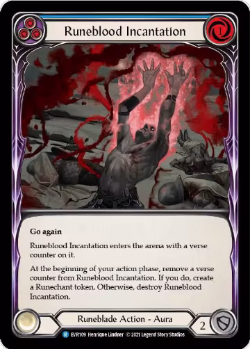 Runeblood Incantation (Blue) (EVR109), Everfest — Flesh & Blood card price