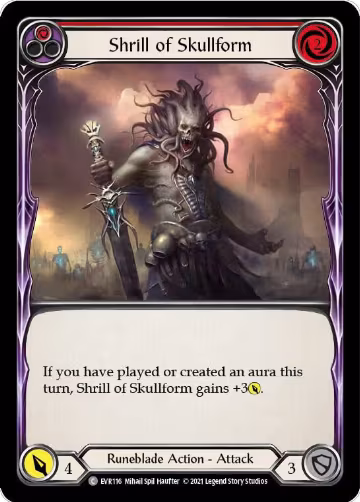 Shrill of Skullform (Red) (EVR116), Everfest — Flesh & Blood card price