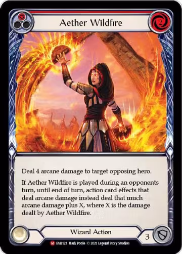 Aether Wildfire (EVR123), Everfest — Flesh & Blood card price