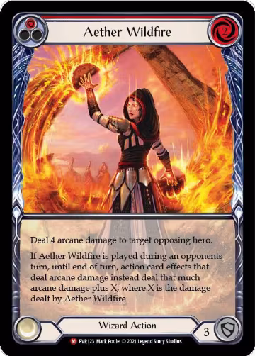 Aether Wildfire (Extended Art) (EVR123) — card price