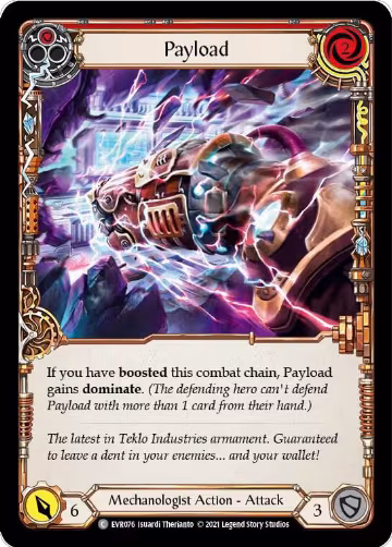 Payload (Red) (EVR076), Everfest — Flesh & Blood card price