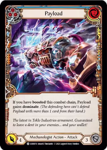 Payload (Blue) (EVR078), Everfest — Flesh & Blood card price