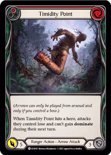 Timidity Point (Red) (EVR097), Everfest — Flesh & Blood card price