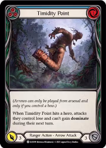 Timidity Point (Blue) (EVR099), Everfest — Flesh & Blood card price