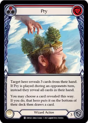 Pry (Red) (EVR128), Everfest — Flesh & Blood card price