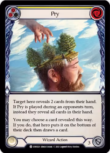 Pry (Yellow) (EVR129), Everfest — Flesh & Blood card price