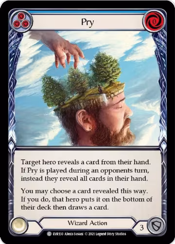 Pry (Blue) (EVR130), Everfest — Flesh & Blood card price
