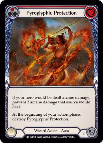 Pyroglyphic Protection (Red) (EVR131), Everfest — Flesh & Blood card price