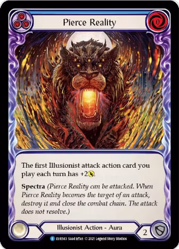 Pierce Reality (EVR143), Everfest — Flesh & Blood card price