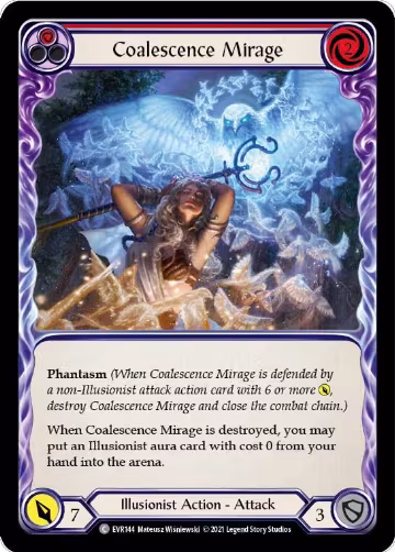 Coalescence Mirage (Red) (EVR144), Everfest — Flesh & Blood card price